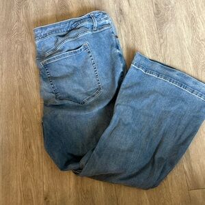 Lane Bryant Blue Flare & Wide Leg Jeans
